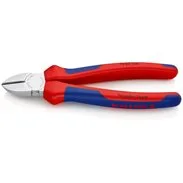 KNIPEX Boční štípací kleště, hlava pochromovaná a vícesložkové návleky, 180mm